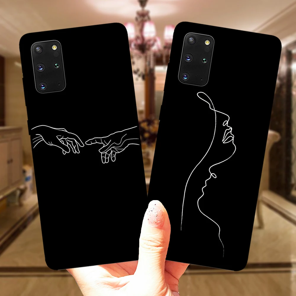 Мягкий Черный силиконовый чехол для телефона с изображением девушки Моны Лизы