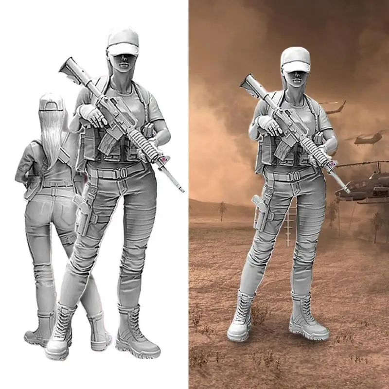Высококачественные модели солдат из смолы 1/35 модные украшения для | Игрушки и