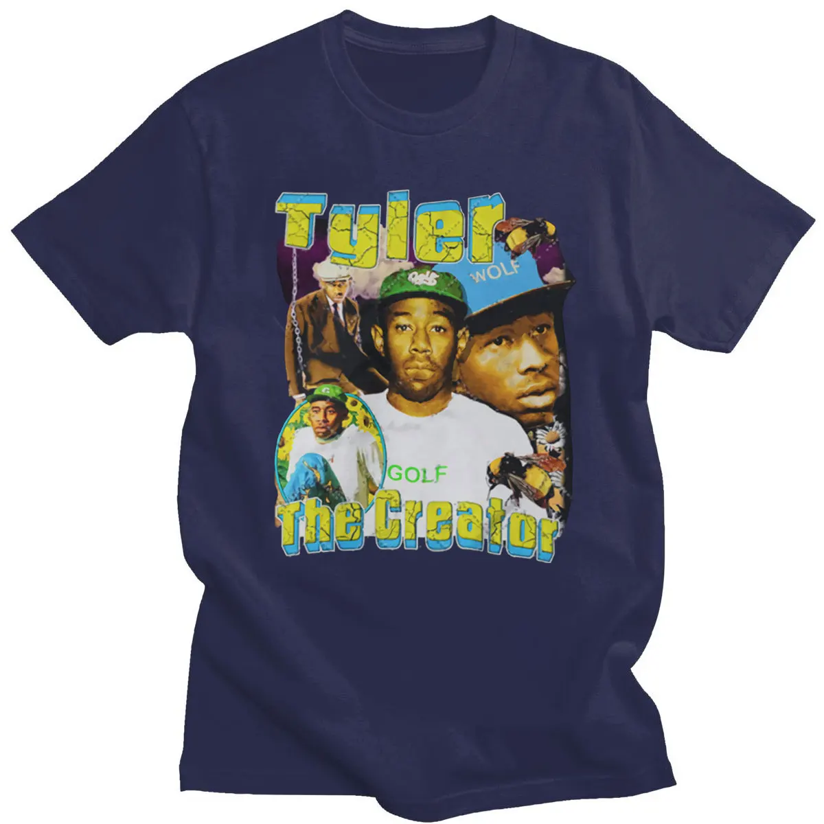 2021 hot sale brand tshirt tyler the creator printed o neck couple tops oversize style t shirts comfortable unsiex daily tshirts free global shipping