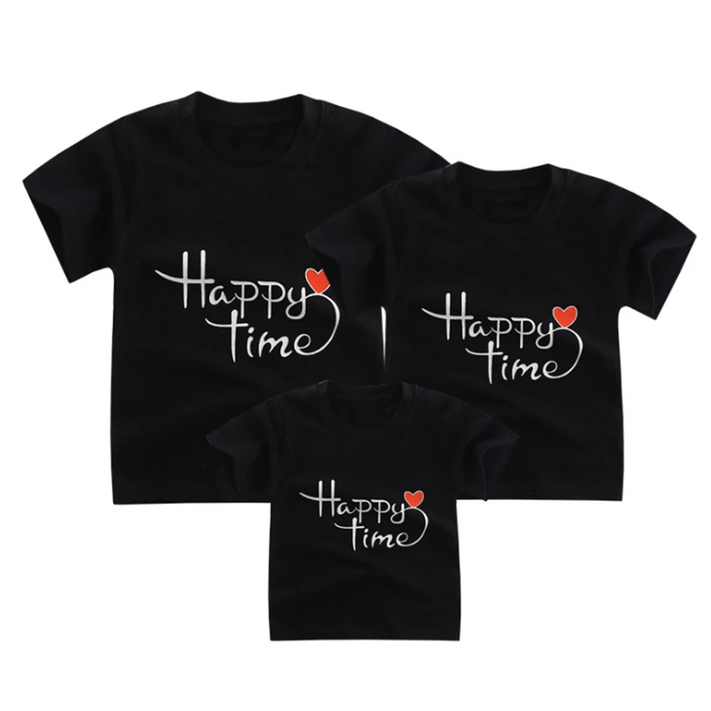 OEAK/Одинаковая одежда для всей семьи Детская Хлопковая футболка Мама и я