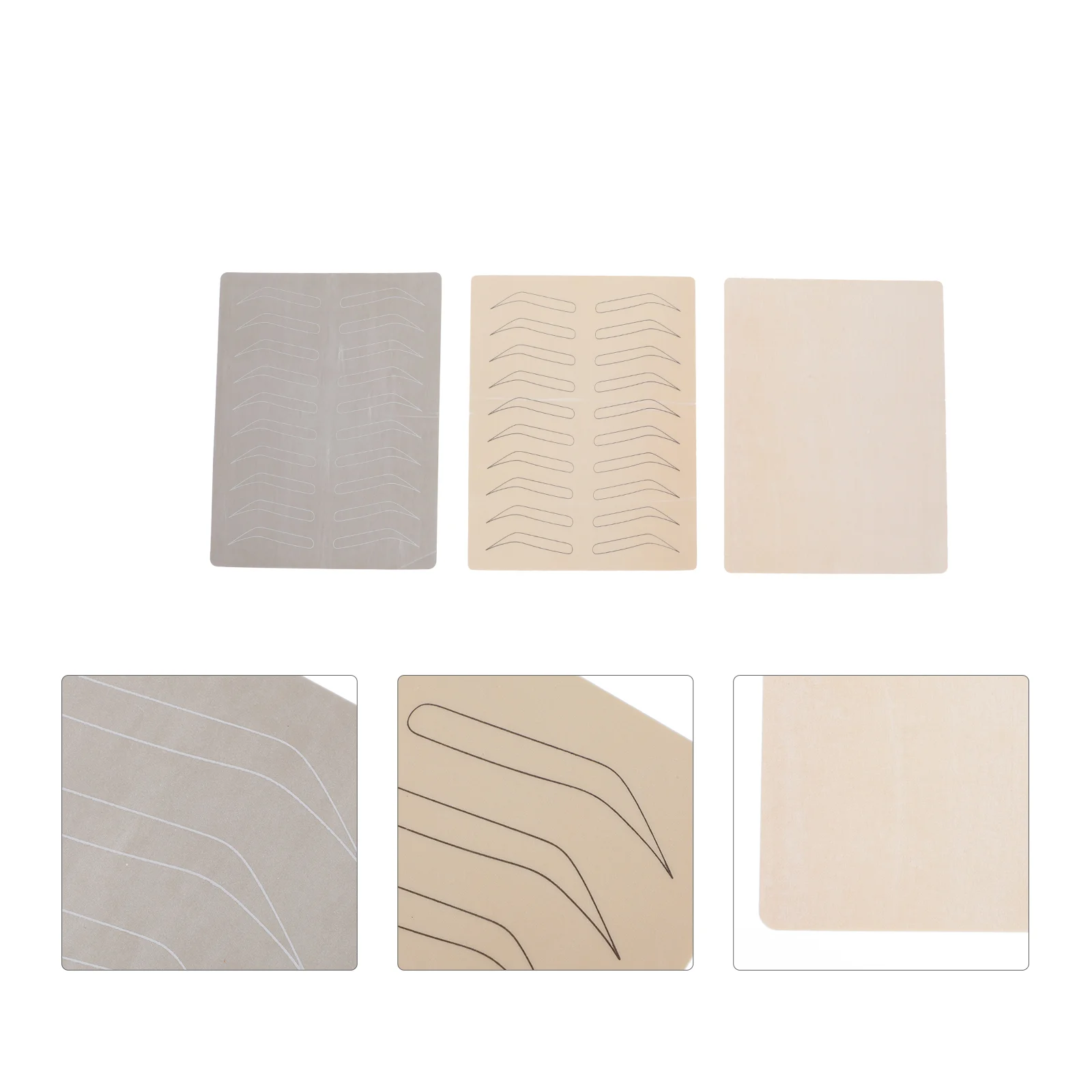 

3Pcs Practice Skin Skin Professional Beginner Permanent Makeup Skin