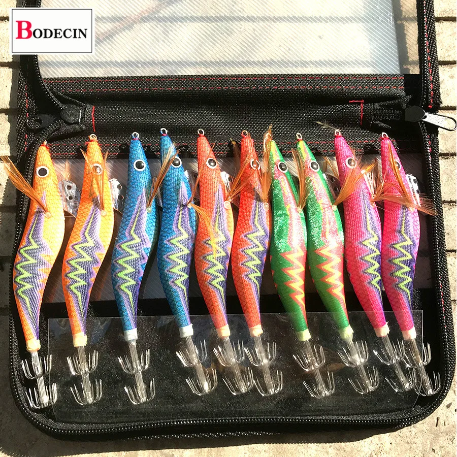 Cuttlefish Кальмар джиг/крючок светящаяся твердая искусственная приманка деревянная