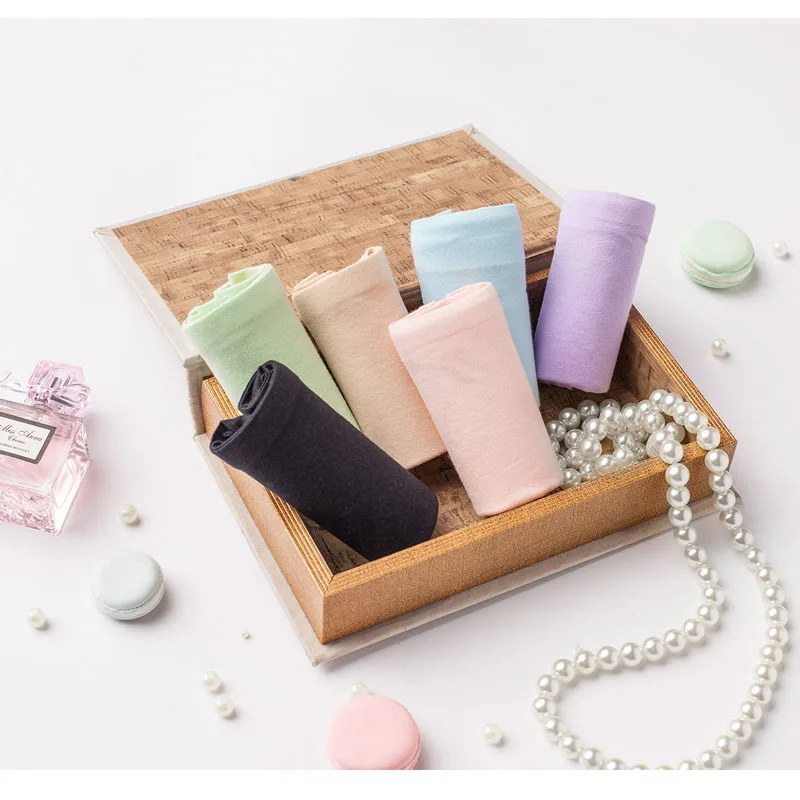 Женские трусы 2 шт. хлопковое нижнее белье средняя талия бесследное женское