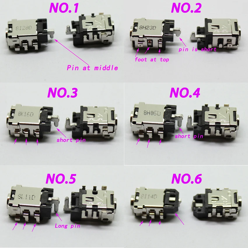 35 шт. DC порт для ASUS X540 A401 K E402 E502 A556 F X441 A541 Q503 Q553 X302 разъем питания док-разъем