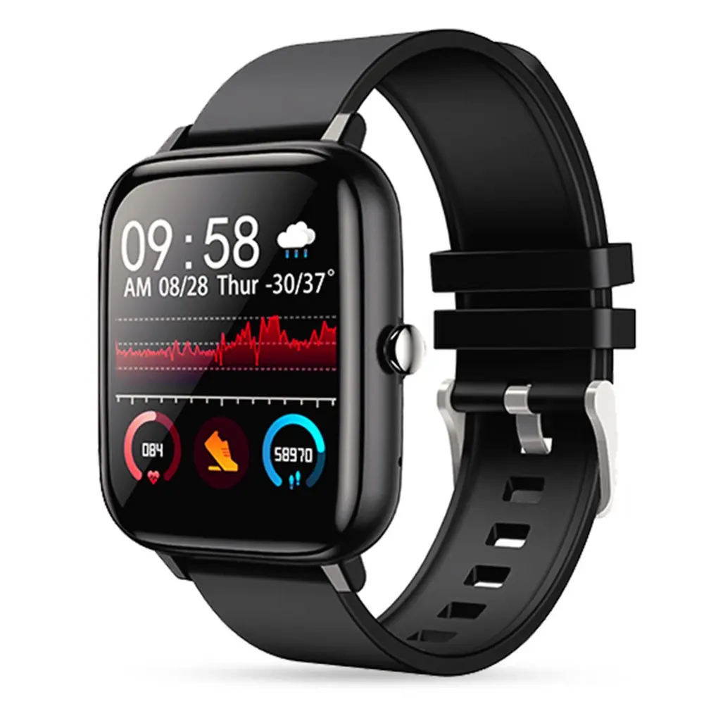

P6 Smart Watch Waterproof Full Touch Screen Heart Rate Monitoring Wireless Fitness Tracker Sports Watches Bracelet