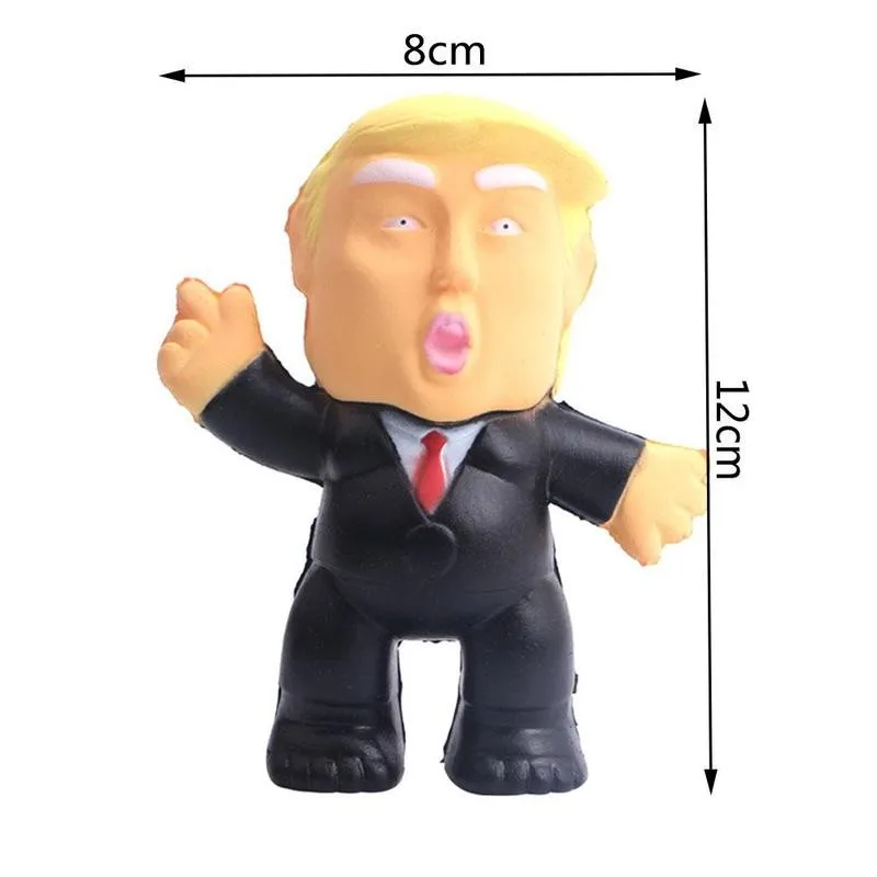 

1pcs Creative Slow Rising Squishy Trump Squeeze Stress Relief Toy Soft Handshake/Waving Trump Squeezing Vent Toy For Adults Kids