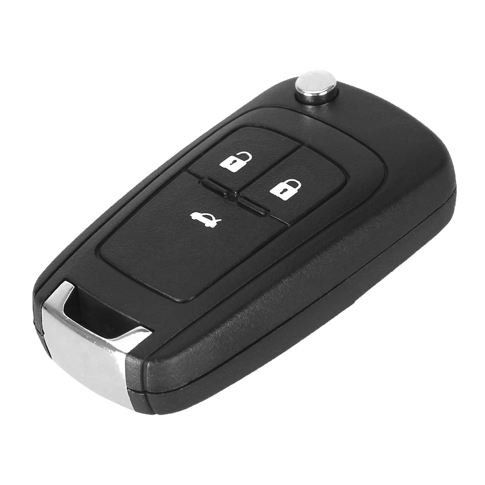 KEYYOU 3 кнопки для Chevrolet Cruze 2010 2011 Aveo Epica Impala Camar откидной брелок HU100 пульт