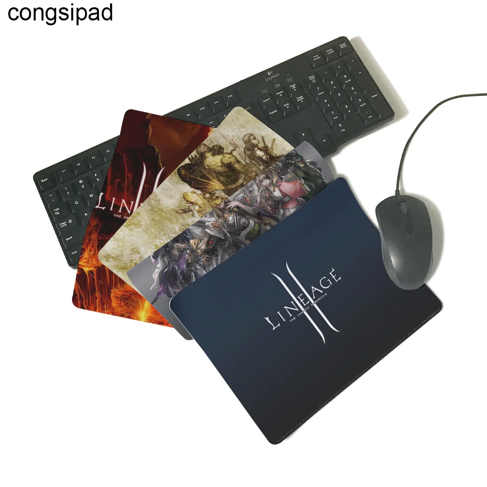 Congsipad уникальный дизайн lineage 2 Лучшая игра Пользовательские Коврики для мыши резиновый коврик не оверложенный Коврик для компьютерной мыши дизайн собственный коврик для мыши