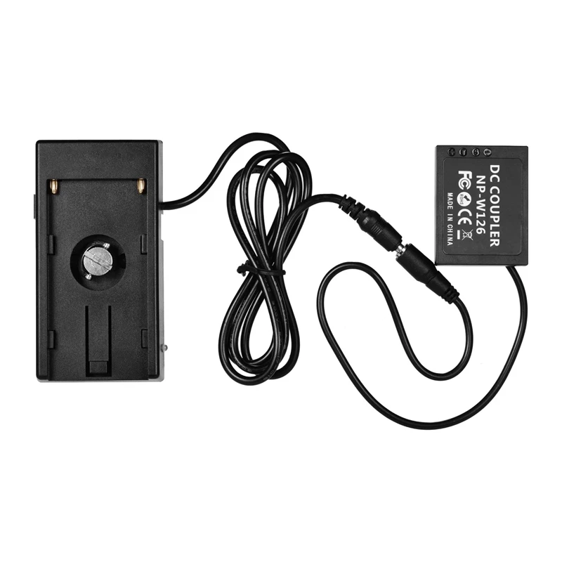 NP W126 пустышка Аккумуляторный Соединитель с прямым кабелем + F970 F750 Батарейный