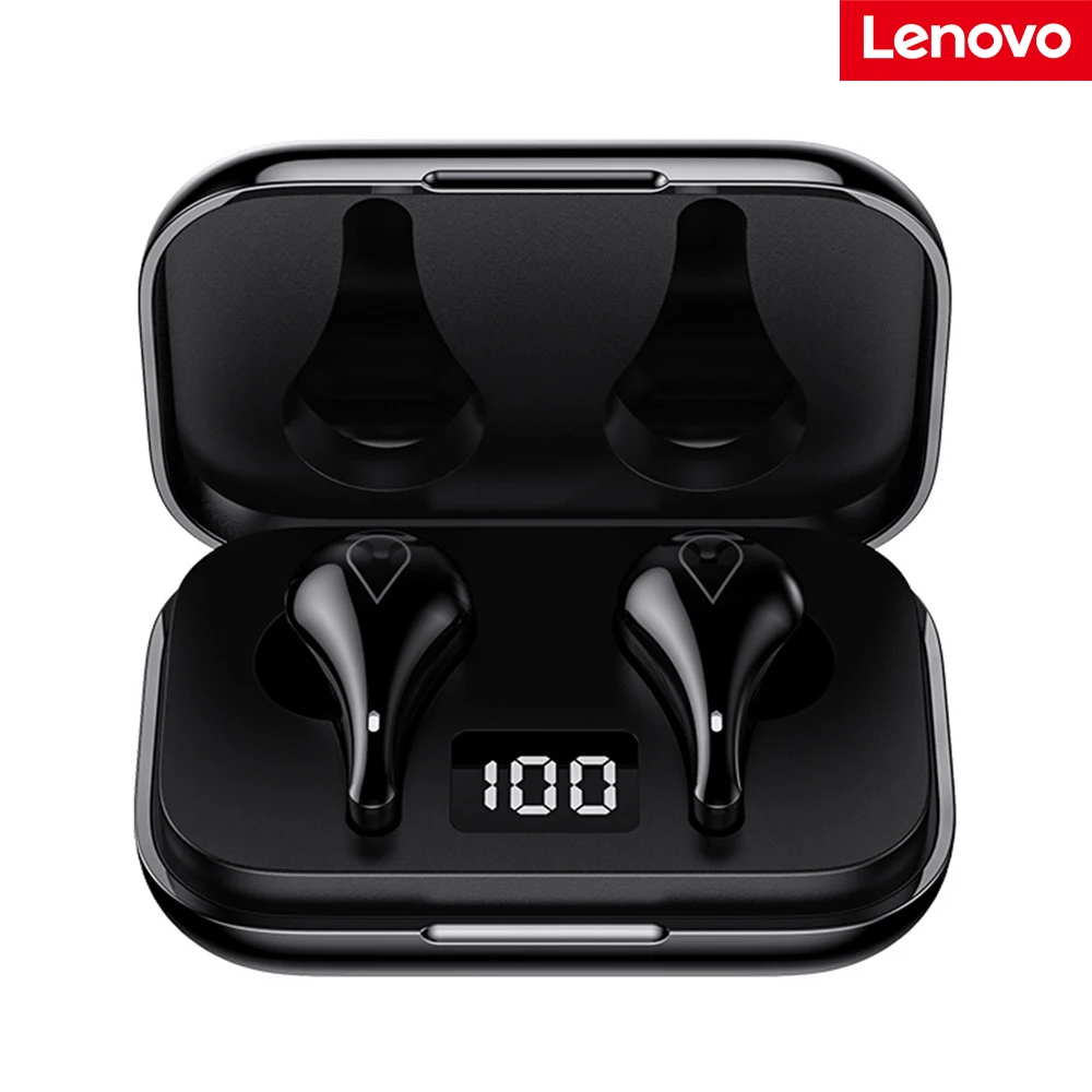 

Lenovo LP3 Wireless Bluetooth 5.0 Earphones Waterproof TWS Low Latency Stereo Bass Sound Gaming Earbuds with LED Power Display
