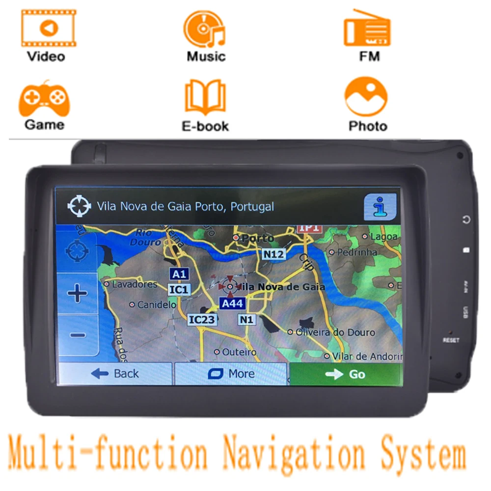 Gps навигатор для автомобиля грузовика 7 дюймовый сенсорный ЖК экран высокого