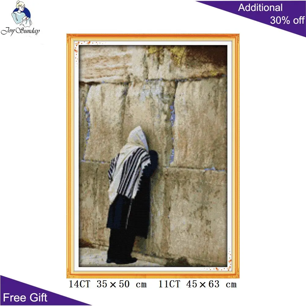 Настенные вышивки Joy Sunday в западном стиле R635 14CT 11CT наборы для крестиком домашний