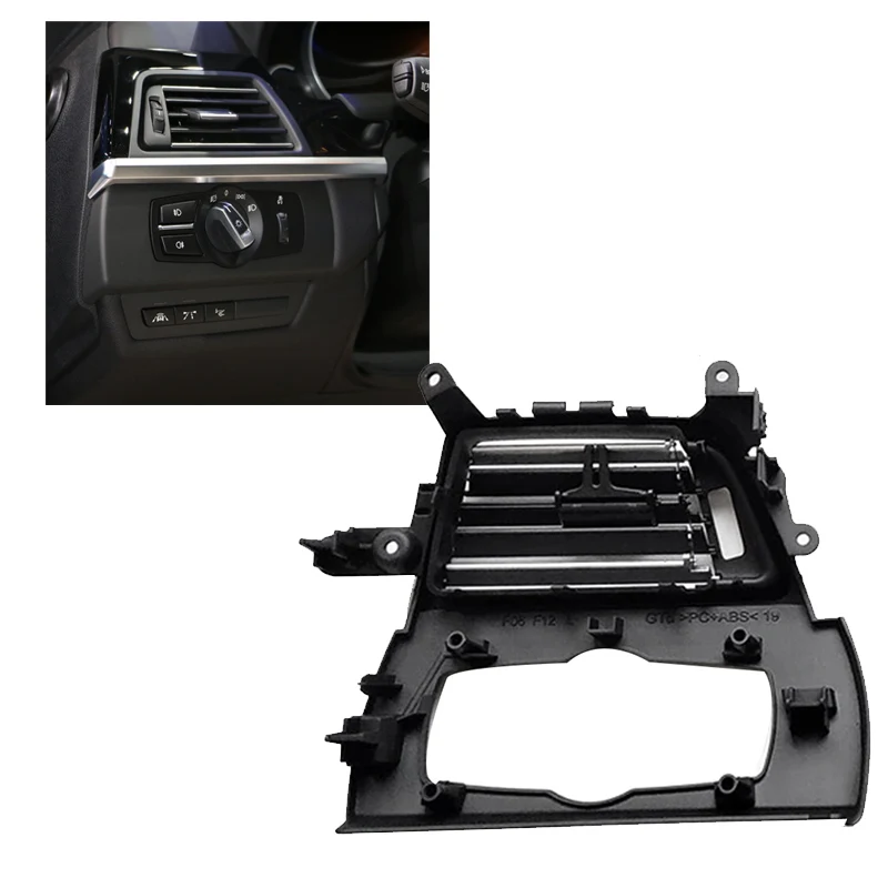 

Car Console Air Conditioner AC Vent Grille Outlet Panel for 6 Series F06 F12 630 635 640 645 650 2011-2018,Left
