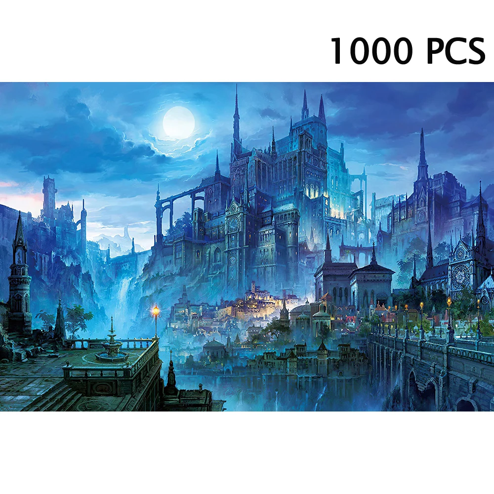 Пазл 1000 штук развивающие игрушки декорации космические звезды обучающая