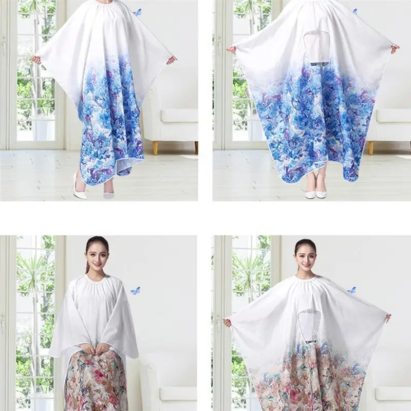 

Hairdressing Apron Adults Haircutting Wai Cloth Waterproof Cape Barber Cloak Salon Haircut Cape