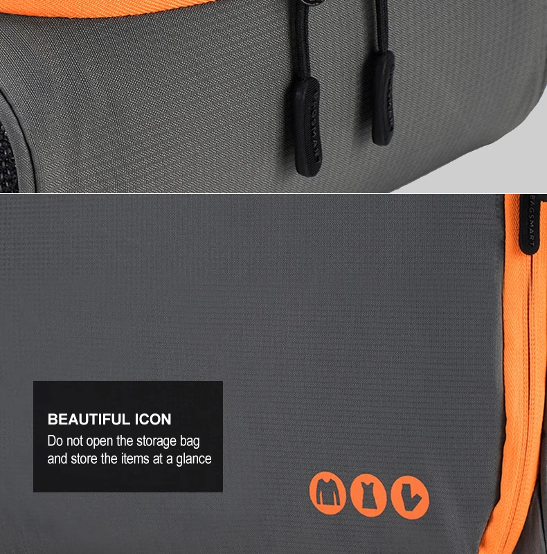 BAGSMART 6 шт. аксессуары для путешествий Упаковка Кубики багажная упаковка сумка-Органайзер для рубашки Одежда Нижнее белье подходит 2" чемодан
