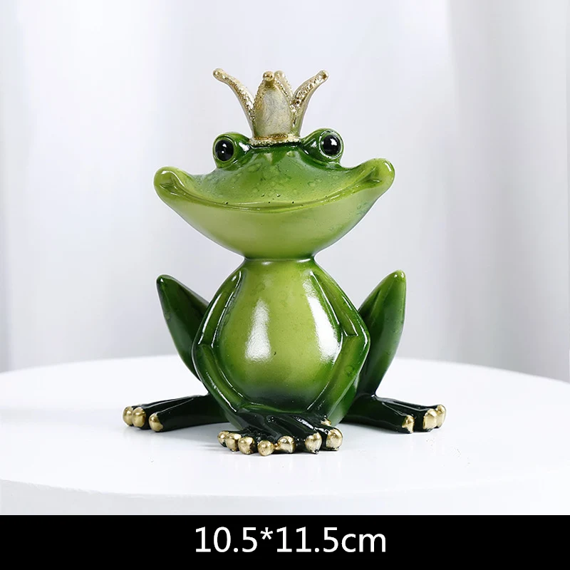 Sit Frog L VILEAD больше размеров смолы Йога фигурки лягушек скандинавский сад ремесленные украшения крыльцо магазин украшение с животными для дома аксессуары - Цвет: Sit Frog L