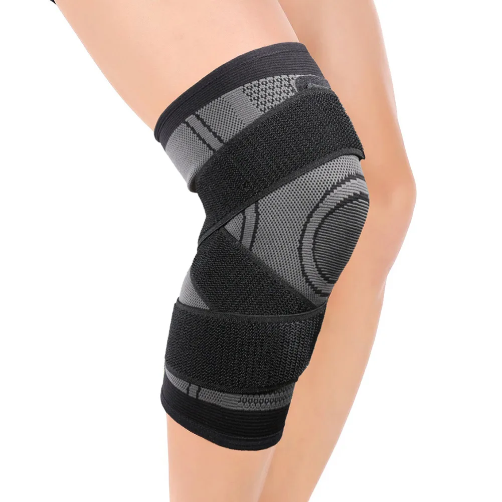 

1PCS 2019 Knee Support Professional Protective Sports Knee Pad Breathable Bandage Knee Brace Basketball Tennis Cycling EK-ing