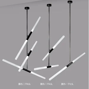 Пост Модерн длинные филиал светодиодный подвесной светильник Лофт подвесной светильник Офис Бар к трековой лампе, Ресторан Салон красоты подвесные светильник