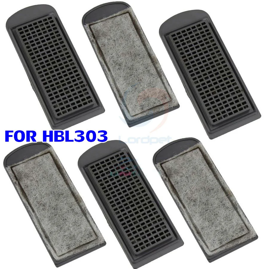 6X Сменные фильтрующие картриджи-накладки для SUNSUN Power Filter HBL-303 Hang на задней части