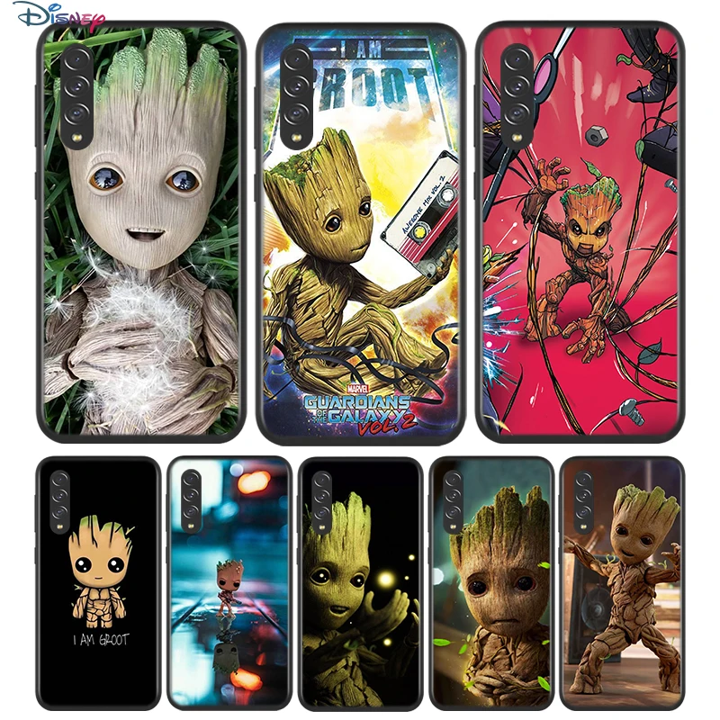 

Black Soft Baby Groot Cutest For Samsung Galaxy A90 A80 A70 A70S A60 A50 A40 A30 A30S A20S A20E A10 A10E Phone Case Coque