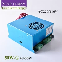 startnow 50w g laser power supply for co2 laser engraving marking machine spare parts 50w watt 45w psu 55w 110v 220v myjg 50