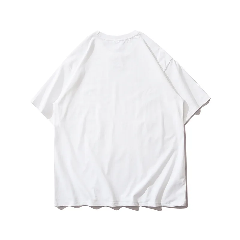 

Dropshipping Fashion Couple Tops Tees Hip Hop Creative Painting Print T Shirts Men Women Casual Short Sleeve Pure Cotton Tshirt