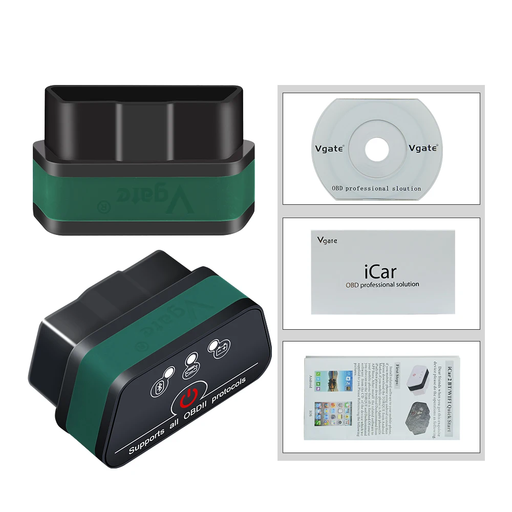 Vgate iCar2 ELM327 Bluetooth/WIFI интерфейс для IOS/Android Icar 2 Wifi ELM 327 OBD2 OBDII автомобильный