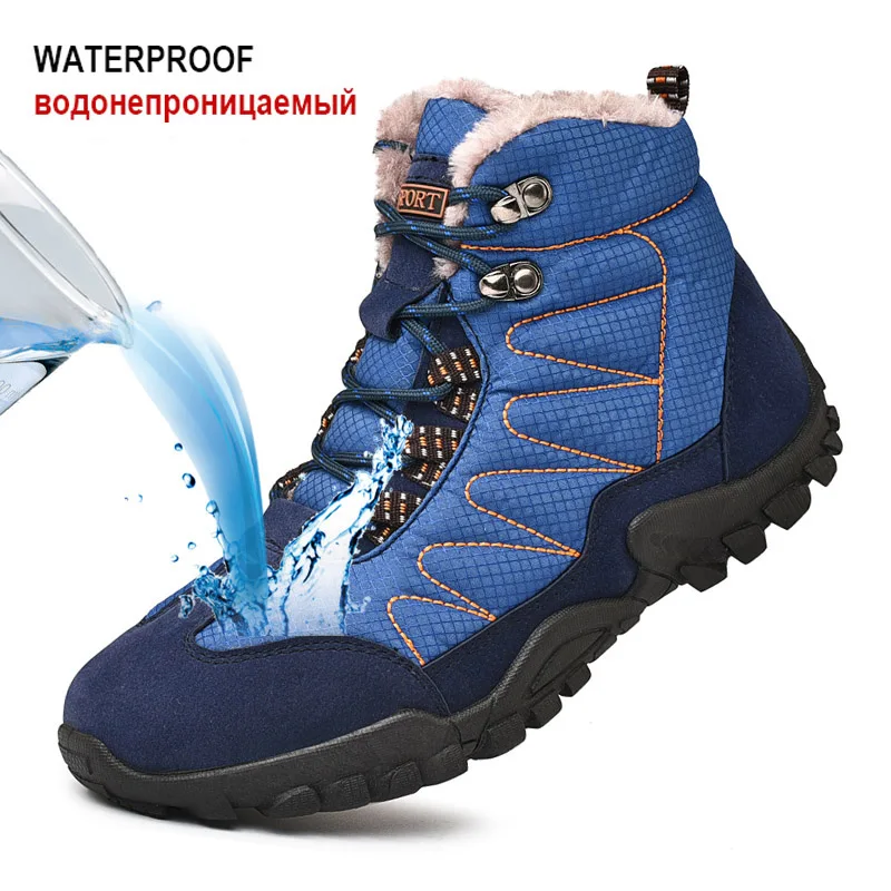 

Couple Winter Hiking Shoes Waterproof Trekking Shoes Men Women Outdoor Climbing Hunting Boots Anti-skid Wearable Tactical Boots
