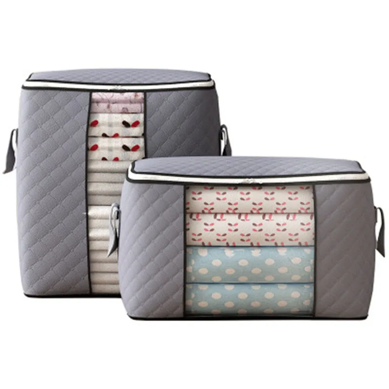 High Quality Clothes Quilt Storage Bag Large Folding Closet Organizer for Pillow Blanket | Дом и сад