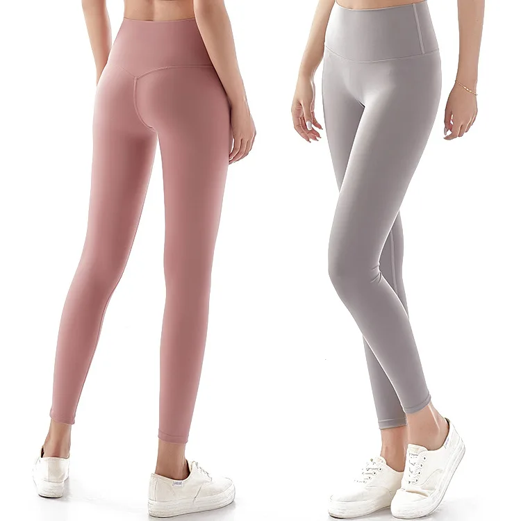 Женские Бесшовные Леггинсы для йоги с высокой талией обтягивающие дышащие штаны