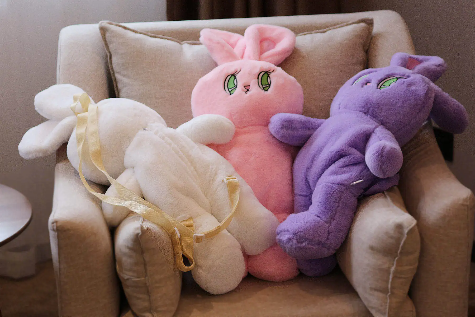 1 шт. милый плюшевый рюкзак с кроликом Kawaii, рюкзак с плюшевым Кроликом, детская школьная сумка, Подарочная детская игрушка для маленьких девочек, сумка