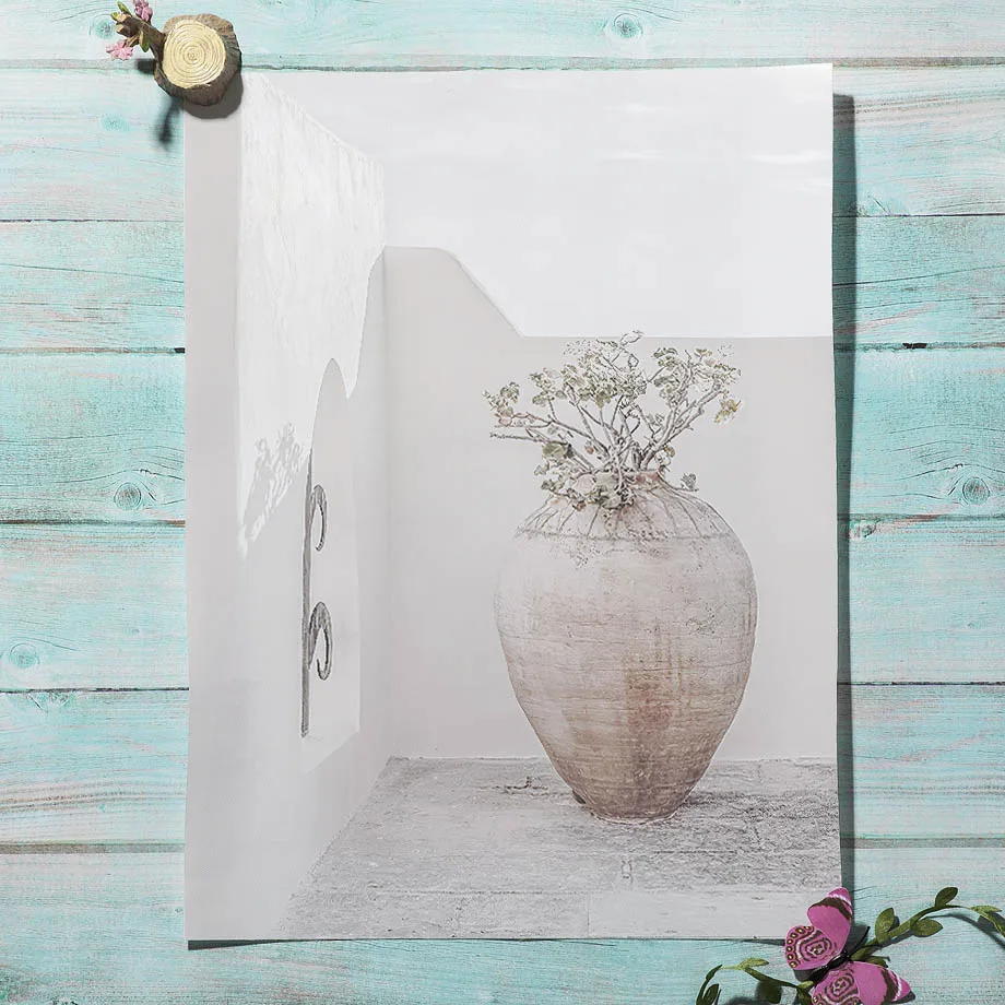 Марокканская дверь фасад пляж пальмы абстрактные линии скандинавский плакат