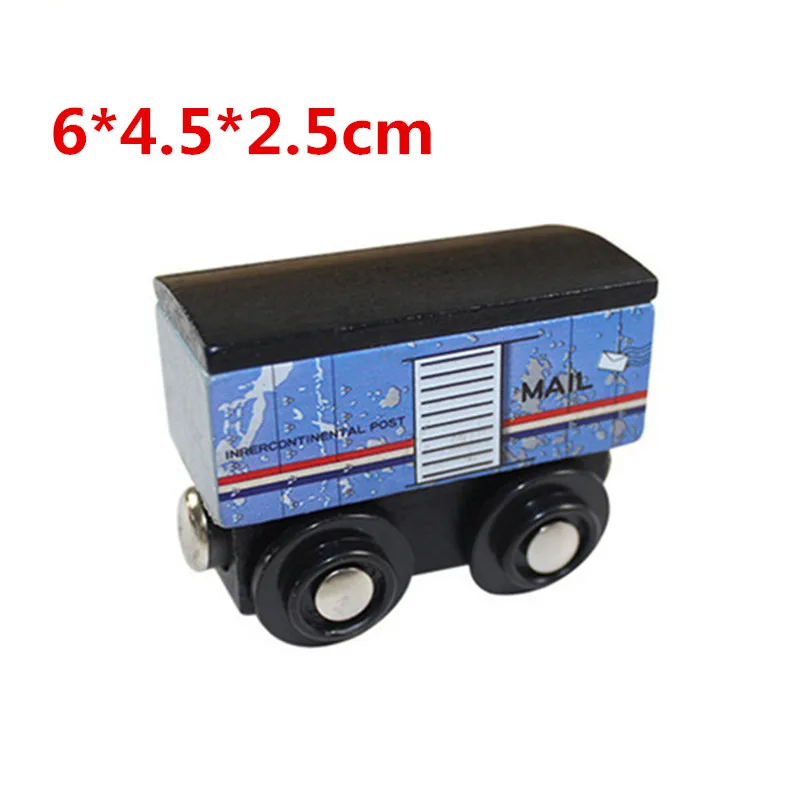 Деревянный магнитный поезд EDWONE для рождественских деревянных дорожек может быть