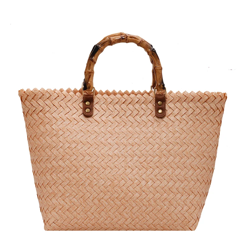 

Weave Large Tote bag 2021 Summer New High-quality Straw Women's Designer Handbag High capacity Shoulder Messenger Bag Beach bag