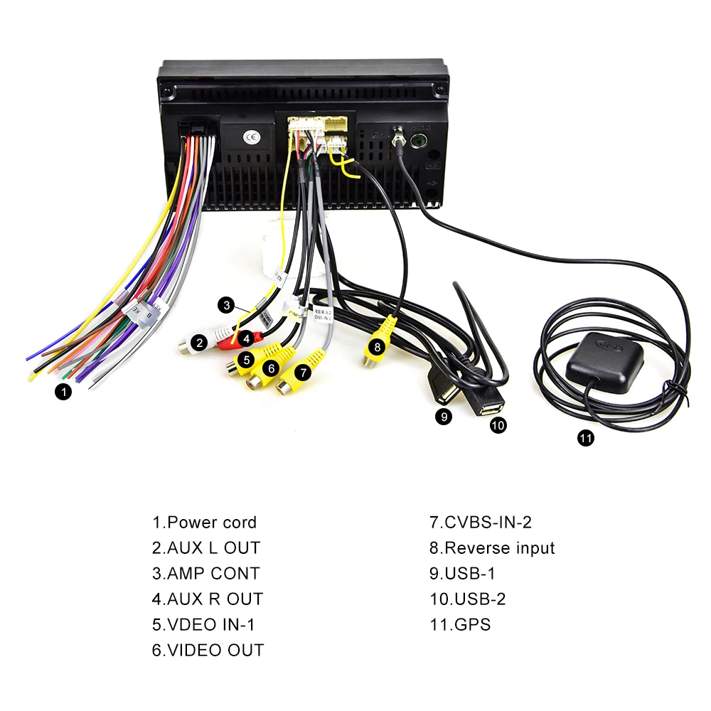Podofo USB2.0 4Pin 6PIN USB адаптер Android автомобильный Радио для передачи данных кабель
