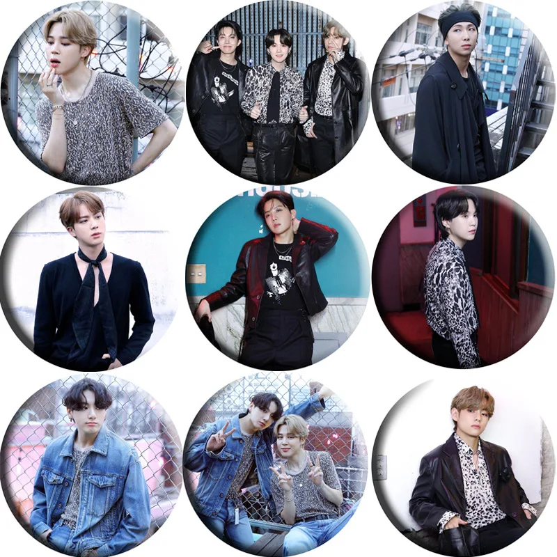 

Bangtan Boys Kpop Bangtan Boys, булавка для пуговиц, 2021 сезона, гретингси, значок с карточкой, брошь, Значки для одежды, оптовая продажа