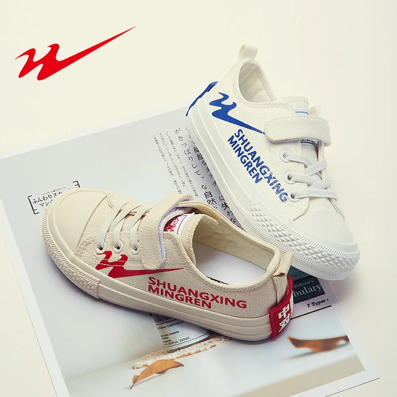 Children Canvas Shoes Girls Boys Sneakers White Kids Casual Breathable 2019 Autumn New Fashion Child Sports | Детская одежда и