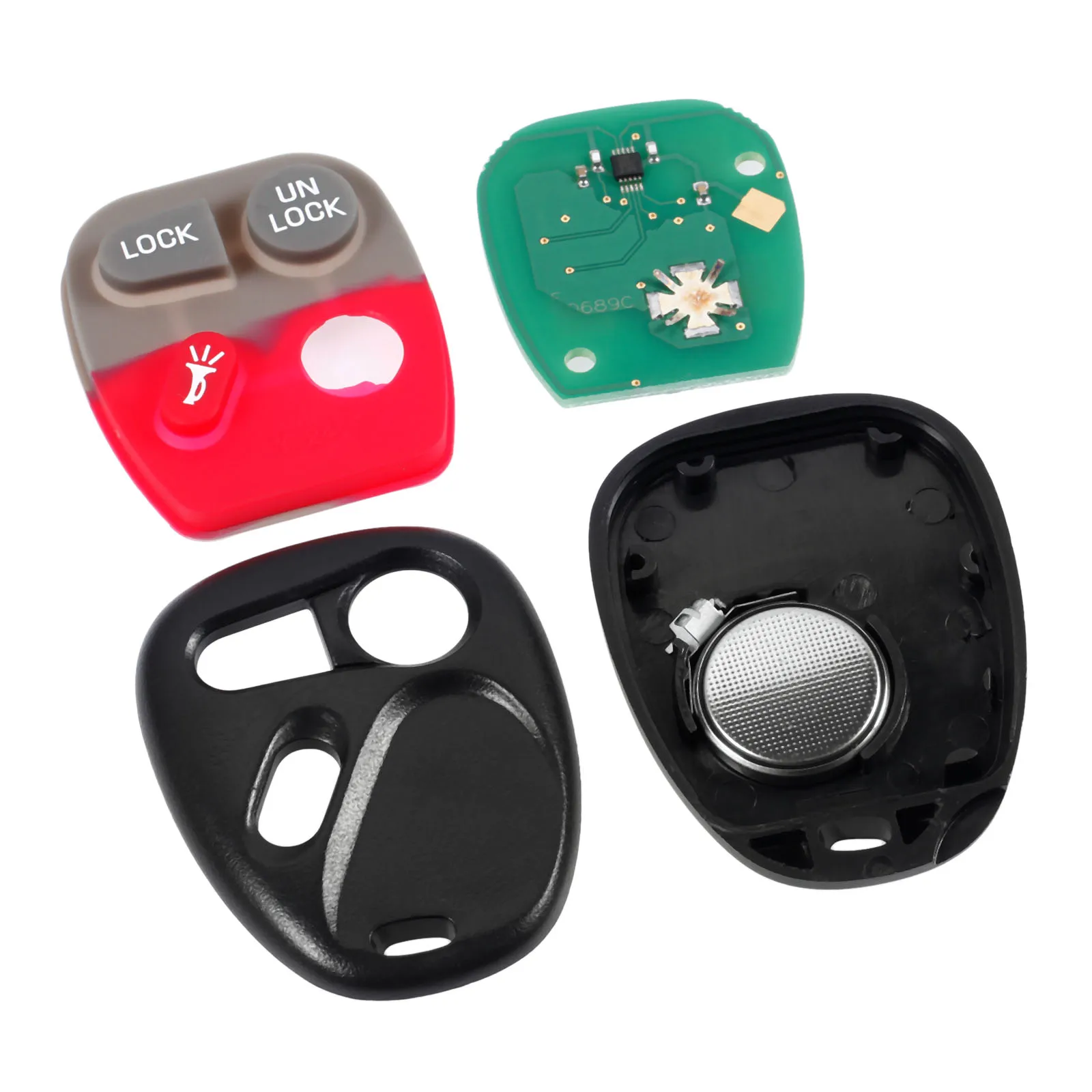 Пульт дистанционного управления с 3 кнопками 2 шт. брелок для Chevrolet Silverado Tahoe GMC Yukon