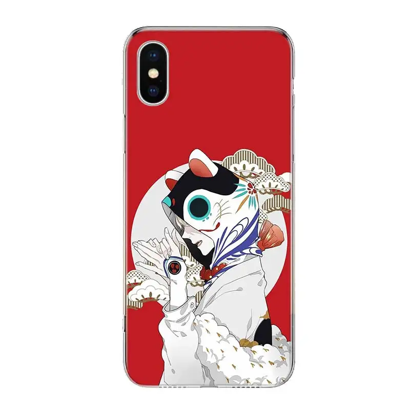Чехол для телефона с изображением лисы Iphone 13 12 11 Pro 7 8 6 6S Plus + X XS MAX XR 5 ярких цветов