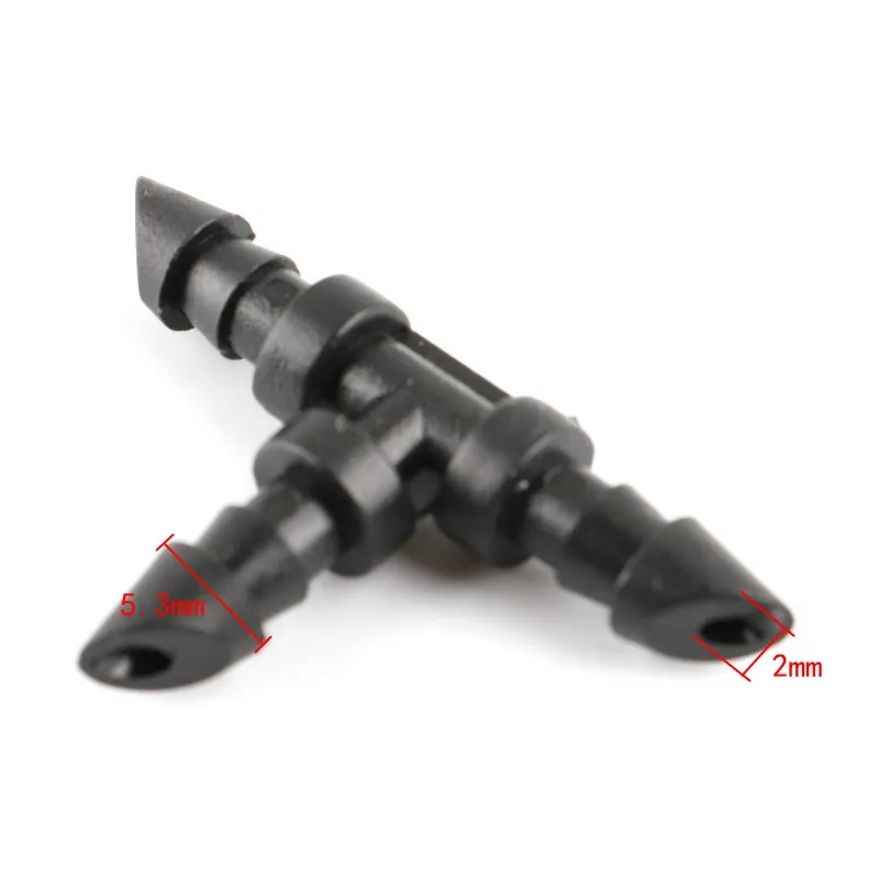 40 шт. 4/7 мм садовый шланг прямой колючий соединитель микро капельный