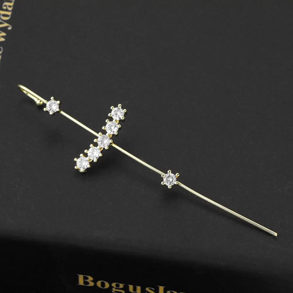 

New Super Shiny Gold Earrings Decoration Gorgeous Classic Vintage Rhinestones Stud Earrings Women Jewelry Gift
