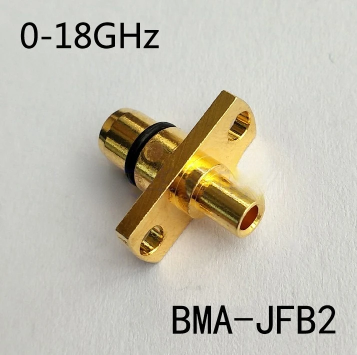 

1Pcs BMA-JFB2 RF Connector 18G High Frequency BMA Male Blind Plug with Flange Welding Coaxial Cable Connector