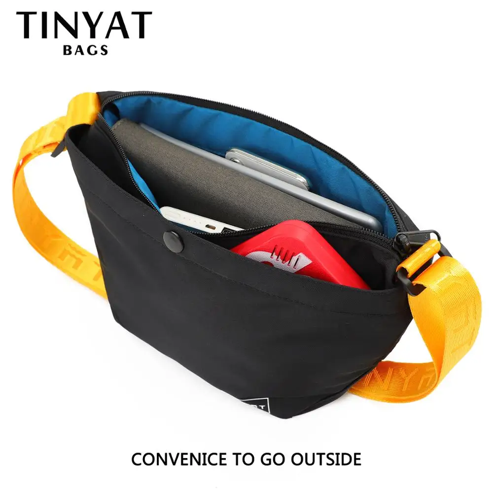 

Сумка на плечо TINYAT Женская, светильник, водонепроницаемая, Складная
