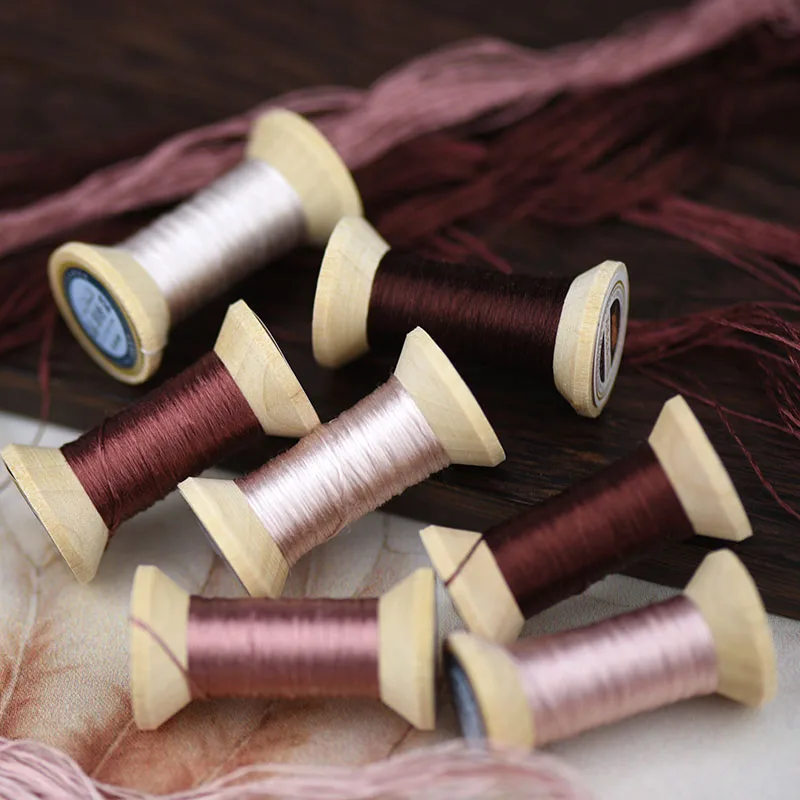 Катушки для швейных ниток Маленькие домашней вышивки ручная строчка шелковая