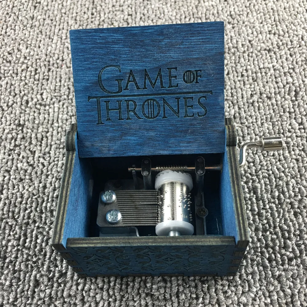 Деревянная музыкальная шкатулка Игра престолов тема Дом Старков ручная работа