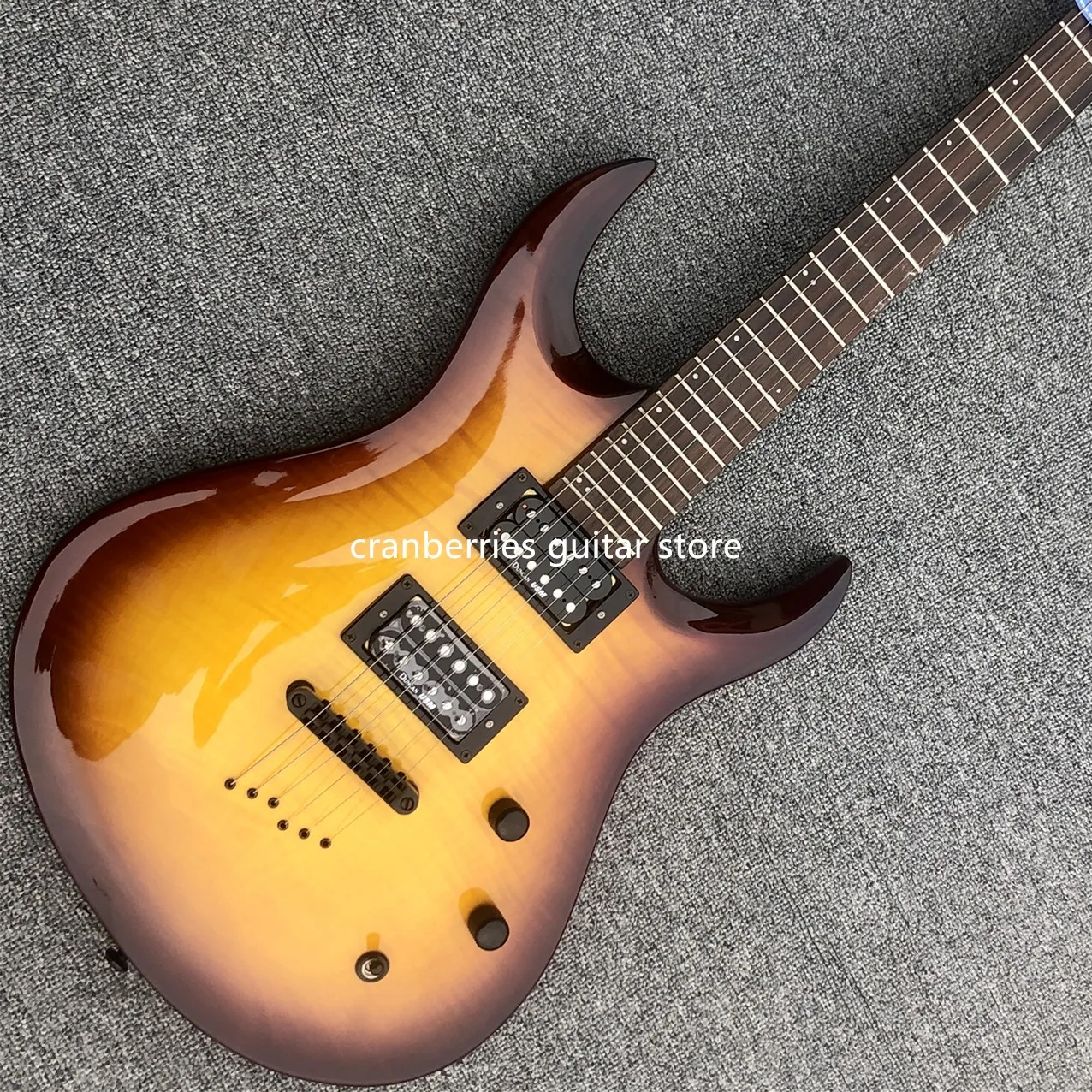 

In Stock,Washbur Model 6 Strings Electric Guitar,Duncan pickup,Sunset Color,Dadda Strings,Top Quality,free shipping