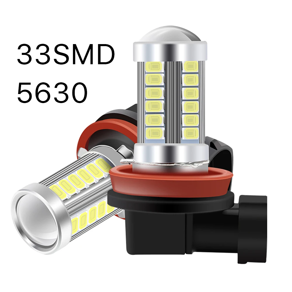 2 шт. H8 H11 Светодиодный ные лампы Противотуманные фары для Opel Astra H J G Corsa D C Insignia Vectra B