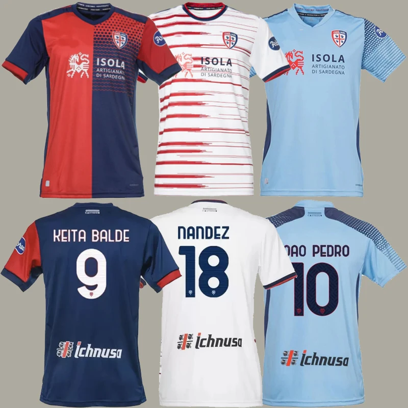 

21 22 Cagliari Calcio soccer jerseys home away third 2021 2022 godin JOAO PEDRO NANDEZ NAINGGOLAN MARIN Simeone SOTTIL Oliva PAV