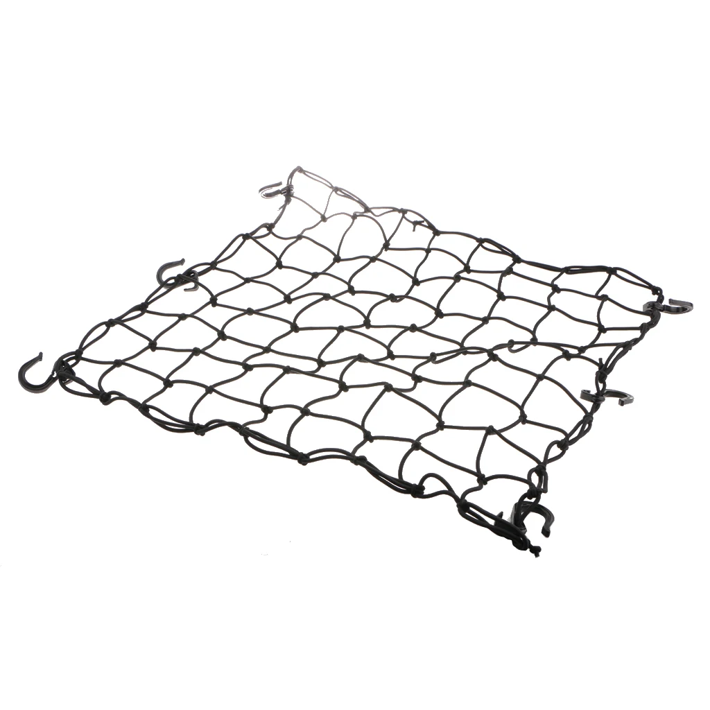 

Adjustable Cargo Net 60*60cm with 6 Hooks for Moving, Camping, and Trucks